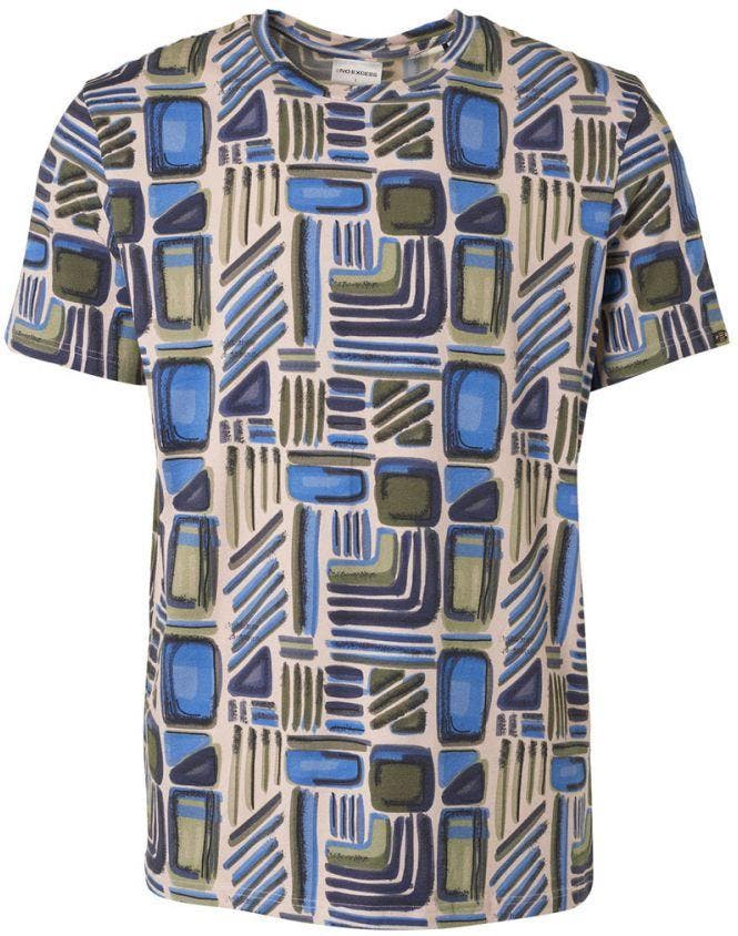 No Excess T-Shirt Print Blauw maat Maat 48/50 (M) Heren, Vêtements | Hommes, T-shirts, Envoi