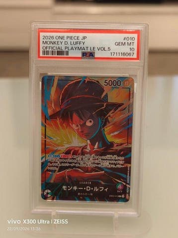 Bandai - 1 Graded card - One Piece - Monkey D. Luffy, Nieuw