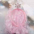 Prinsessenjurk - Ijskristallen haarband - Kleedje, Verzenden, Nieuw