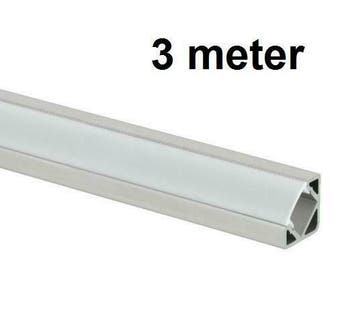 LED Profiel 3 meter - 45 graden, Verzenden, Nieuw