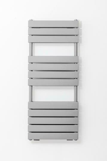 Sanifun handdoekradiator Andreas 1200 x 500 Grijs Dubbele, Doe-het-zelf en Bouw, Verwarming en Radiatoren, Radiator, Nieuw, Minder dan 60 cm
