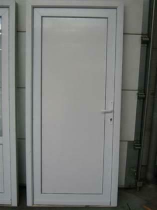 PVC achterdeur  98x215cm 3-punt haakslot in voorraad!!!., 80 tot 100 cm, Nieuw, Ophalen of Verzenden, Buitendeur
