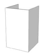 *TIP*  Smalle toonbank met open bovenkant lade en vakken C-, Ophalen of Verzenden