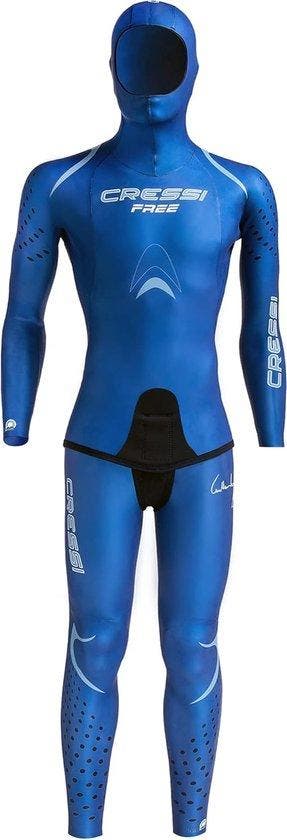 2dekans | Cressi Free Man Wetsuit 3.5mm - Voor Heren - Blauw, Watersport en Boten, Duiken, Ophalen of Verzenden, Nieuw