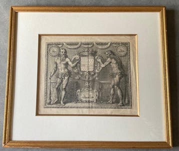 Grégoire Huret (XVII), after - Armoiries de Charles Ier de