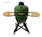 3x Kamado grill+trolly groen, Ophalen