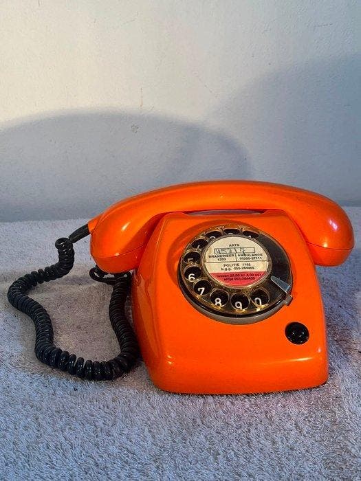 PTT Ericsson - Analoge telefoon - T65 Orange deluxe -, Antiquités & Art, Art | Objets design