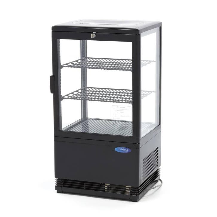 Mini Koelvitrine - 58 L - 43 cm, Zakelijke goederen, Horeca | Keukenapparatuur, Nieuw in verpakking, Koelen en Vriezen, Verzenden