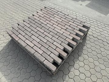 Veiling - 28,8 M2 Waterpasserende Betonklinker Paars-Bruin N, Tuin en Terras, Nieuw