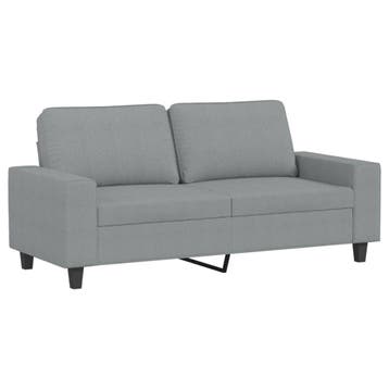 Tweezitsbank 140 cm lichtgrijs - Budgetvriendelijk & stij..., Maison & Meubles, Verzenden