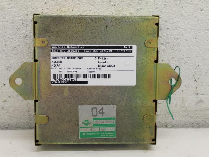 Computer Motormanagement Nissan Micra O148667, Auto-onderdelen, Elektronica en Kabels