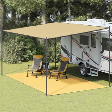 vidaXL Tenttapijt 300x500 cm beige, Verzenden, Nieuw