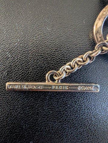 Beeld, Daniel Swarovski - 925 sterling zilver - oorclips en