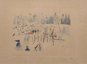Salvador Dali (1904-1989) - Les Moulins - Tauromachie