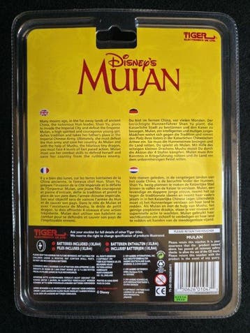 Tiger - Mulan Disney Lcd Handheld Game Electronics Gig NEW -, Nieuw