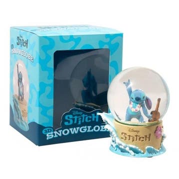 Stitch Surf Snow Globe 8 cm, Ophalen of Verzenden, Nieuw