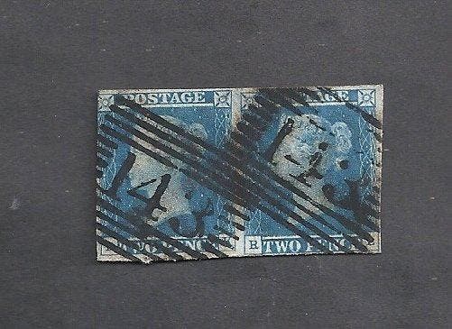 Groot-Brittannië 1843/1880 - Lotto van drie letters en een, Postzegels en Munten, Postzegels | Europa | UK