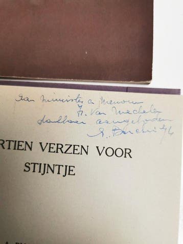 [Frans van Mechelen] Karel Jonckheere, Nic van Bruggen, e.a.