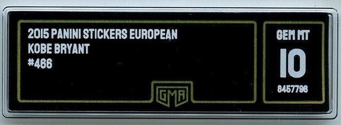 Panini - 2015 - NBA - GMA 10 - Graded - Gem Mint - Kobe, Collections, Autocollants