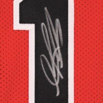 NBA - Dennis Rodman - Autograph - Record Statistieken - Rode, Verzamelen, Overige Verzamelen