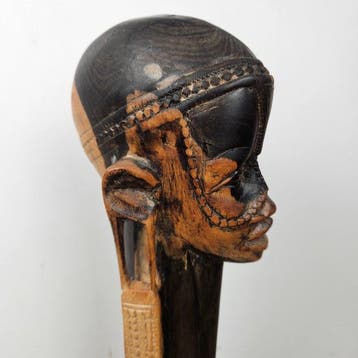 Sculpture, Masai krijger - 58 cm - Bois