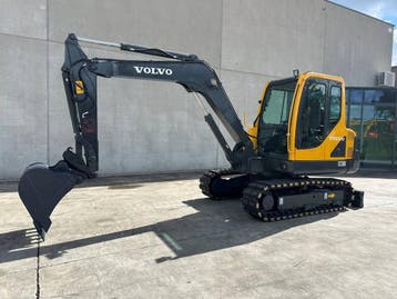 Veiling: Midigraafmachine Volvo EC55B Diesel 2012, Articles professionnels, Ophalen