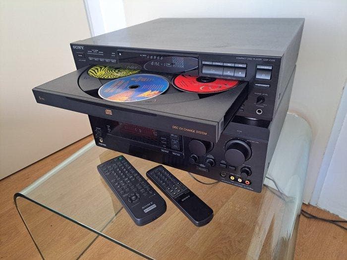 Sony - TA-VA8ES AV-versterker & CDP-C335 Compact, TV, Hi-fi & Vidéo, Radios