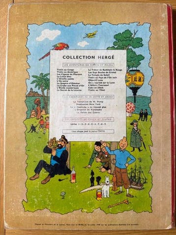 Tintin T20 - Tintin au Tibet (B29) - C - 1 Album - Eerste