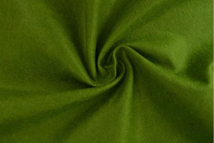 15 meter vilt 3mm - mosgroen, Hobby en Vrije tijd, Stoffen en Lappen, 120 cm of meer, 200 cm of meer, Groen, Nieuw, Polyester