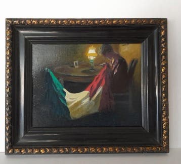 Cafiero Filippelli (1889-1973) - Il tricolore rammendato