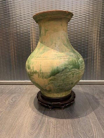 Oud-Chinees Terracotta Balustervormige vaas - 43.8 cm