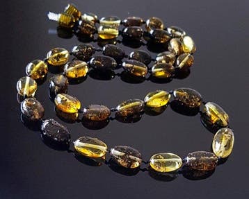 Amber Natuurlijke Baltische Amber Ketting – Groene Amber
