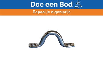 Bieden: Osculati Set of 10 Heavy Duty Marine Coupling Hooks, Ophalen of Verzenden