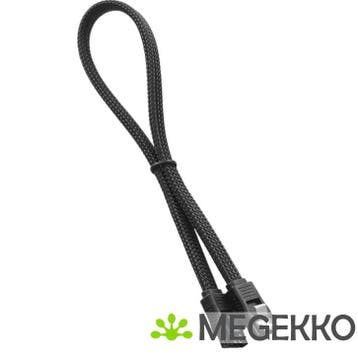 CableMod ModMesh SATA 3 Kabel 30cm Zwart, Verzenden, Nieuw