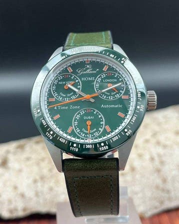 Gallucci Italy - 4 Time Zone - Zonder minimumprijs - Heren -, Nieuw