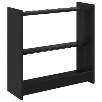 vidaXL Biljartkeu-stand Bewerkt hout 60 x 20 x 57 cm Zwart, Verzenden, Nieuw