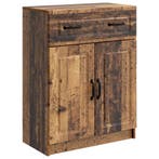 vidaXL Dressoir met lade Oud hout 66 x 34,5 x 87 cm Bewerkt, Verzenden, Nieuw