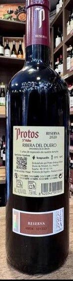 2020 Protos 5º Año - Ribera del Duero Reserva - 4 Flessen, Verzamelen, Wijnen, Nieuw