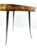 Table - Teck - Résine - Acier