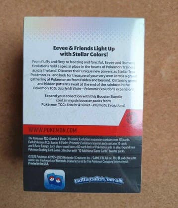Pokémon - 1 Booster bundle - Pokémon Prismatic Evolutions, Nieuw