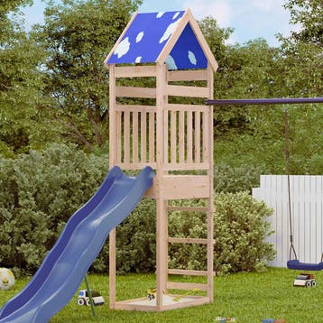 vidaXL Speeltoren Bruin 52,5 x 85 x 265 cm Massief, Verzenden, Nieuw
