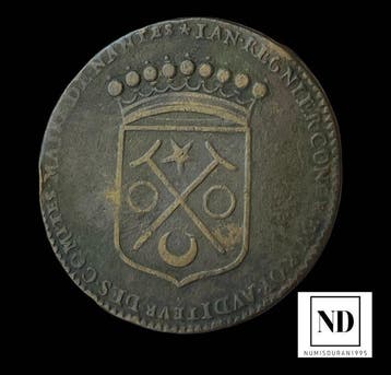 Frankrijk. Jeton 1674 - Nantes (Zonder minimumprijs)