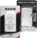 100 grammes - Argent .999 - Nadir Metal Rafineri - 100 gram, Timbres & Monnaies, Métaux nobles & Lingots