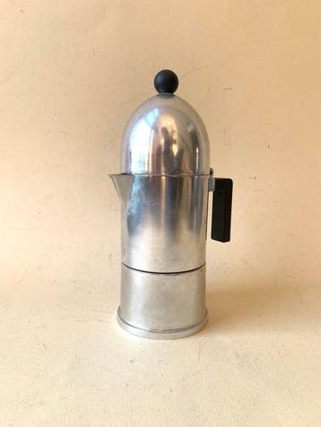 Alessi - Aldo Rossi - Koffiepot - La Cupola - Staal - Nooit