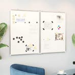 vidaXL Whiteboard magnetisch inklapbaar 100x80x1,7 cm, Verzenden