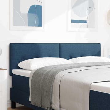 Tete de lit bleue 144 cm - Produit retour - Remise 33%, Verzenden, Nieuw