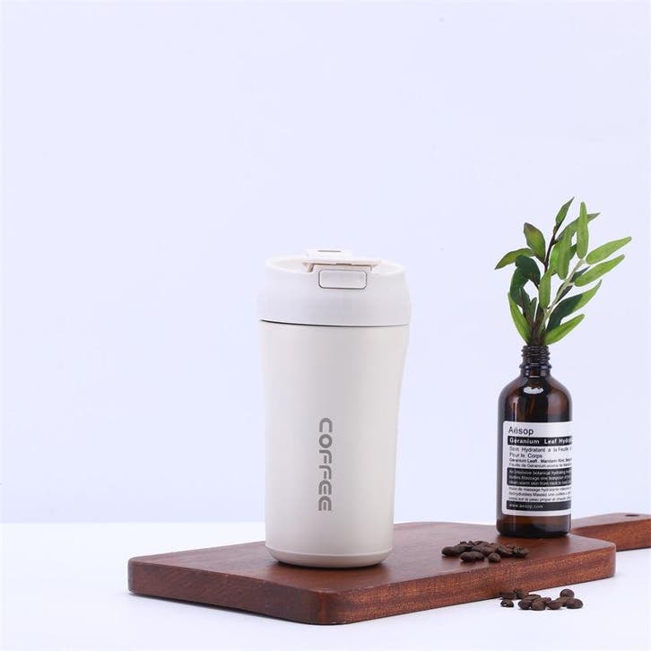 Hbs Rvs Thermosbeker - Drinkfles - Herbruikbare Koffiebeker, Electroménager, Cafetières, Enlèvement ou Envoi