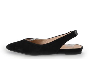 Manfield Ballerinas in maat 40 Zwart, Kleding | Dames, Verzenden, Zwart, Ballerina's, Manfield