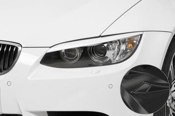 Koplampspoilers carbon look voor BMW 3 Reeks E92/E93 SB057-C, Verzenden