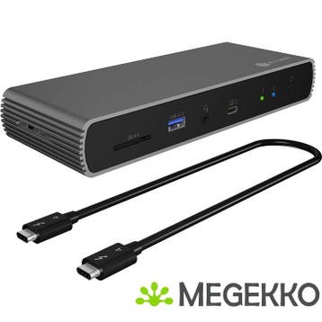 ICY BOX IB-DK8801-TB4 notebook dock & poortreplicator, Verzenden
